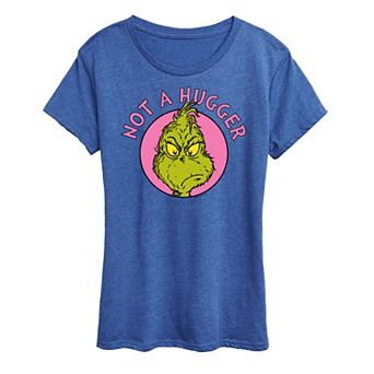 Women's Grinch Not A Hugger Graphic Tee