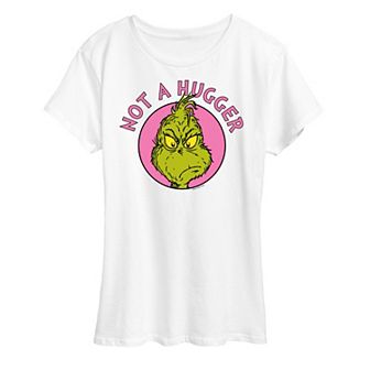 Women's Grinch Not A Hugger Graphic Tee