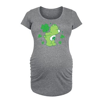 Maternity Care Bears Shamrock Graphic Graphic Tee