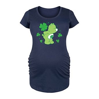 Maternity Care Bears Shamrock Graphic Graphic Tee
