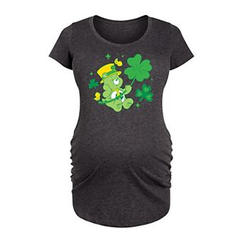 Maternity Care Bears Good Luck Bear With Hat Graphic Tee