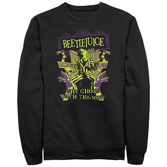 Men's Beetlejuice All Stripes Welcome Graphic Fleece