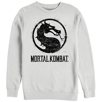 Men's Mortal Kombat Splatter Logo Graphic Fleece
