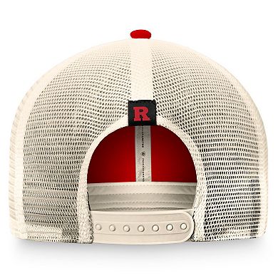 Men's Top of the World Scarlet Rutgers Scarlet Knights Refined Trucker Adjustable Hat