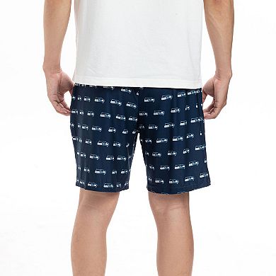 Men's Concepts Sport College Navy Seattle Seahawks Gauge Jam Two-Pack Shorts Set