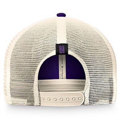 Men's Top of the World Purple Northwestern Wildcats Refined Trucker Adjustable Hat