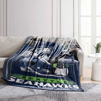 "Seattle Seahawks 66"" x 90"" City Sketch Blanket"
