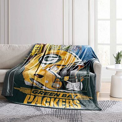 "Green Bay Packers 66"" x 90"" City Sketch Blanket"