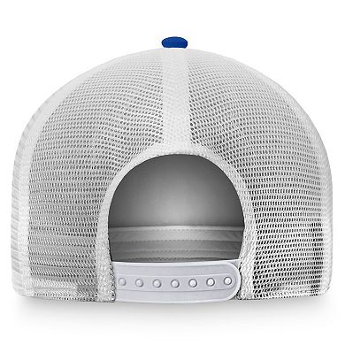 Women's Fanatics Branded Navy/White New York Rangers Fundamental Trucker Adjustable Hat