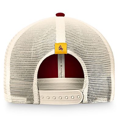 Men's Top of the World Maroon Arizona State Sun Devils Refined Trucker Adjustable Hat