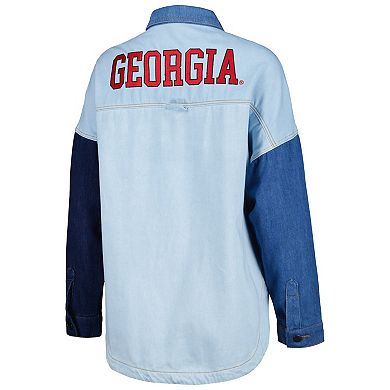 Women's Hype and Vice Denim Georgia Bulldogs Multi-Hit Hometown Full-Snap Jacket