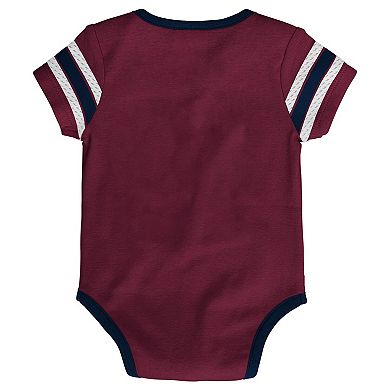 Infant Burgundy Colorado Avalanche Hockey Jersey Bodysuit