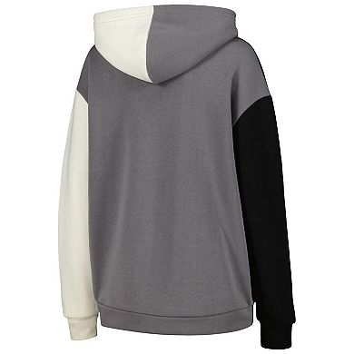 Women's Gameday Couture Black Purdue Boilermakers Hall of Fame Colorblock Pullover Hoodie