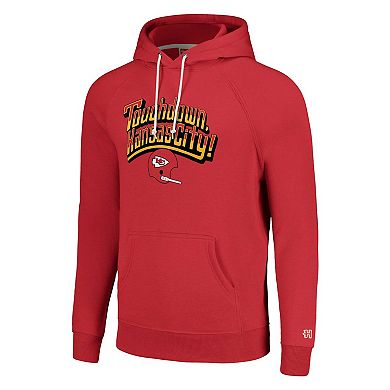 Unisex Homage Red Kansas City Chiefs Hyperlocal Raglan Pullover Hoodie