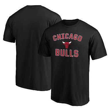 Men's Fanatics Branded Black Chicago Bulls Victory Arch T-Shirt