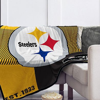 Pegasus  Pittsburgh Steelers 60" x 80" Sherpa Throw Blanket