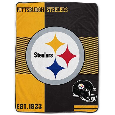 Pegasus  Pittsburgh Steelers 60" x 80" Sherpa Throw Blanket