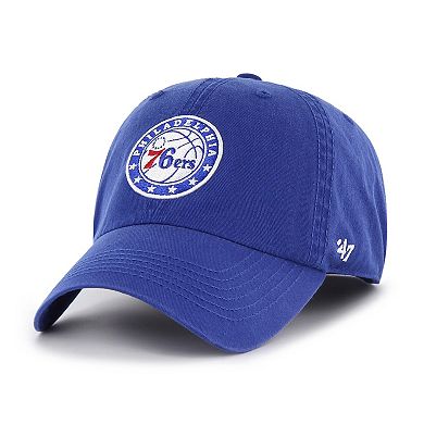 Men's '47 Royal Philadelphia 76ers Classic Franchise Fitted Hat