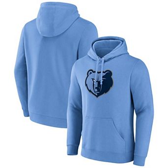 Men's Fanatics Light Blue Memphis Grizzlies Primary Logo Pullover Hoodie
