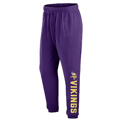 Men's Fanatics Branded Purple Minnesota Vikings Big & Tall Chop Block Lounge Pants