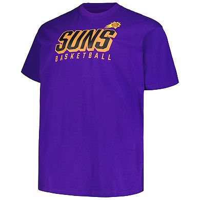 Men's Fanatics Branded Purple/Orange Phoenix Suns Big & Tall Short Sleeve & Long Sleeve T-Shirt Set