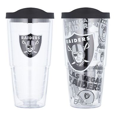 Tervis Las Vegas Raiders NFL 2 Pack Allover & Emblem