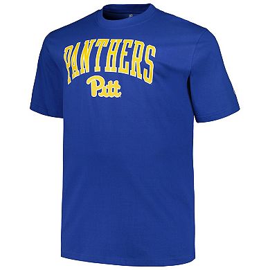 Men's Champion Royal Pitt Panthers Big & Tall Arch Over Logo T-Shirt