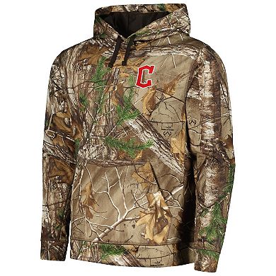Men's Dunbrooke Camo Cleveland Guardians Champion Realtree Pullover Hoodie