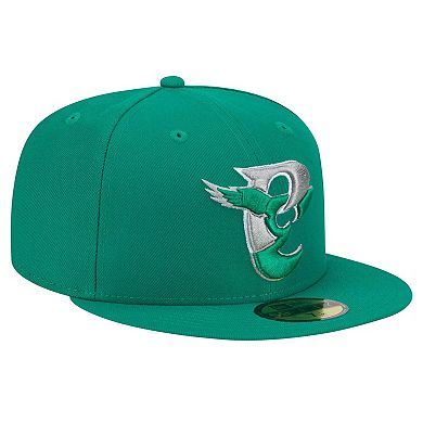 Men's New Era Kelly Green Philadelphia Eagles City Originals 59FIFTY Fitted Hat