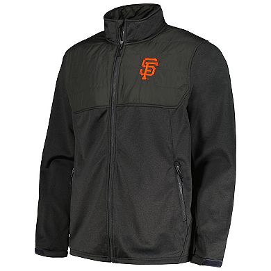 Men's Dunbrooke  Heather Black San Francisco Giants Explorer Full-Zip Jacket