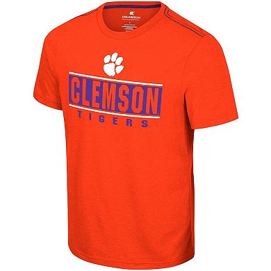 Men's Colosseum  Orange Clemson Tigers No Problemo T-Shirt