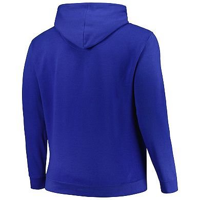 Men's Profile Royal New York Islanders Big & Tall Arch Over Logo Pullover Hoodie