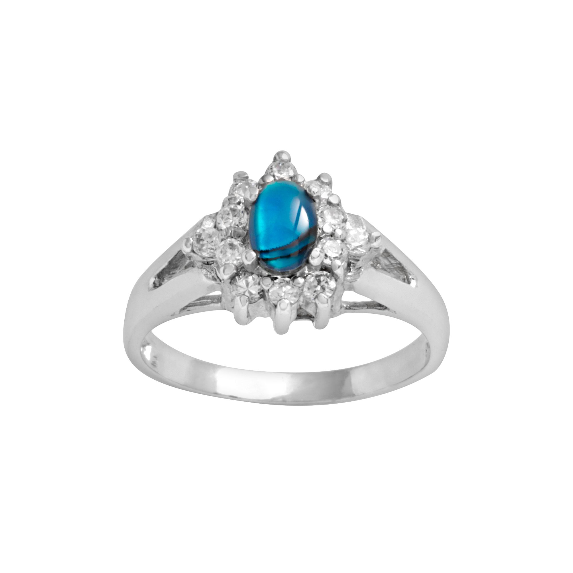 Traditions Jewelry Company Sterling Silver Cubic Zirconia Ring, Womens, Si