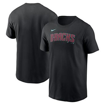 Men's Nike Black Arizona Diamondbacks Wordmark T-Shirt
