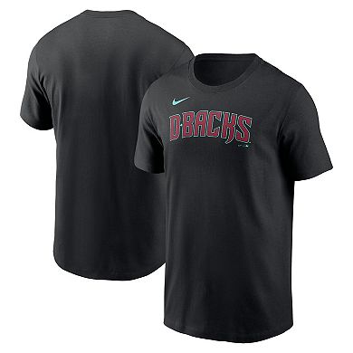 Men's Nike  Black Arizona Diamondbacks Wordmark T-Shirt