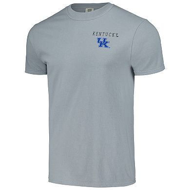 Men's Gray Kentucky Wildcats Campus Scene Comfort Colors T-Shirt
