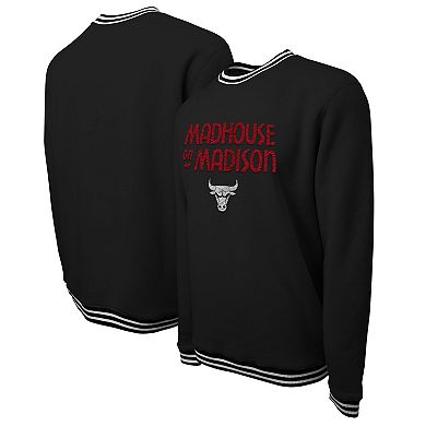 Unisex Stadium Essentials Black Chicago Bulls 2023/24 City Edition Club Level Pullover Sweatshirt