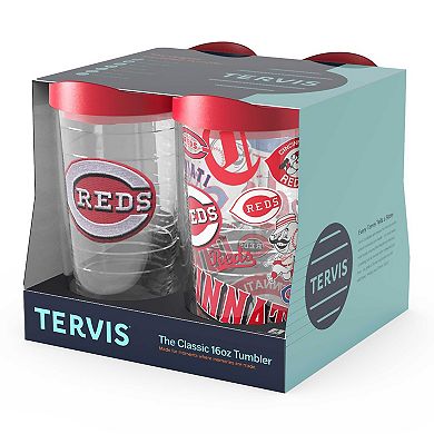 Tervis Cincinnati Reds Four-Pack 16oz. Classic Tumbler Set