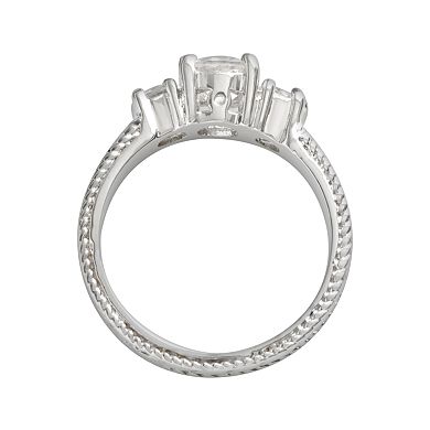 Traditions Jewelry Company Sterling Silver Cubic Zirconia Ring