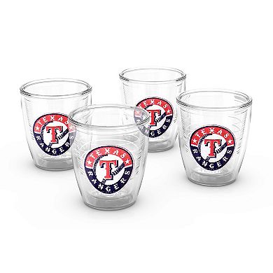 Tervis Texas Rangers Four-Pack 12oz. Emblem Tumbler Set