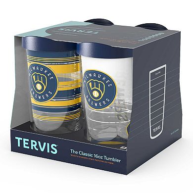 Tervis Milwaukee Brewers Four-Pack 16oz. Classic Tumbler Set