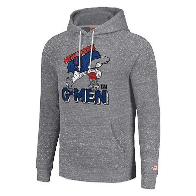 Unisex Homage Gray New York Giants Hyperlocal Raglan Pullover Hoodie