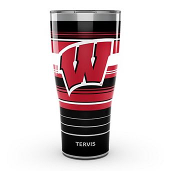 Tervis Wisconsin Badgers 30oz. Hype Stripes Stainless Steel Tumbler
