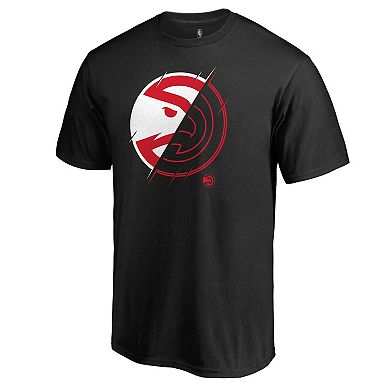 Men's Fanatics Branded Black Atlanta Hawks X-Ray T-Shirt