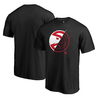 Men's Fanatics Branded Black Atlanta Hawks X-Ray T-Shirt