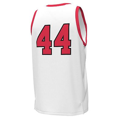 Men's Under Armour #44 White Utah Utes Replica Basketball Jersey