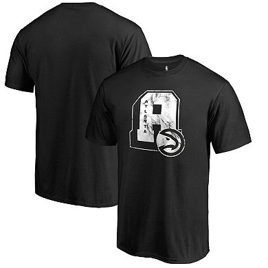Men's Fanatics Branded Black Atlanta Hawks Letterman T-Shirt