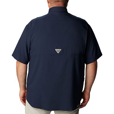 Men's Columbia Navy North Carolina Tar Heels Big & Tall Collegiate Tamiami Button-Down Shirt