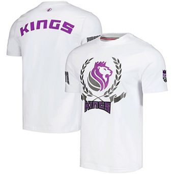 Unisex FISLL White Sacramento Kings Heritage Crest T-Shirt