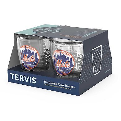 Tervis New York Mets Four-Pack 12oz. Emblem Tumbler Set